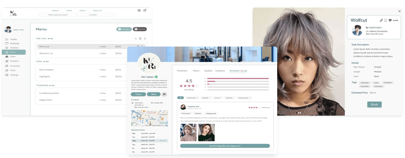 Salon marketing platform connecting stylists with high-value local clients