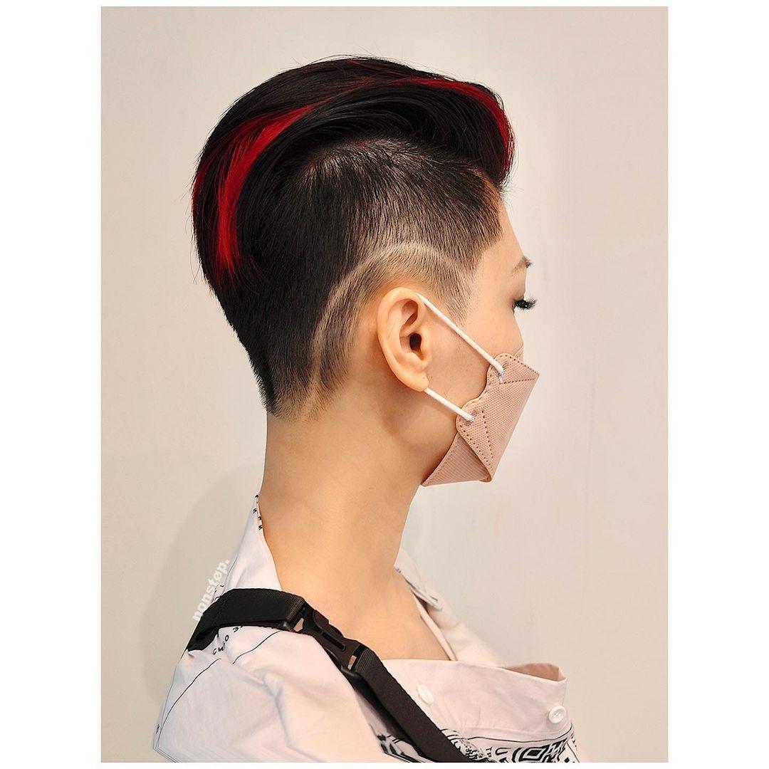 Red Highlight Undercut