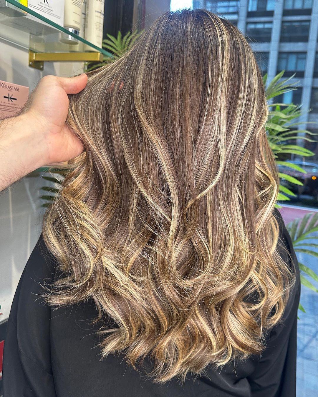 Cool Blonde Balayage Highlights