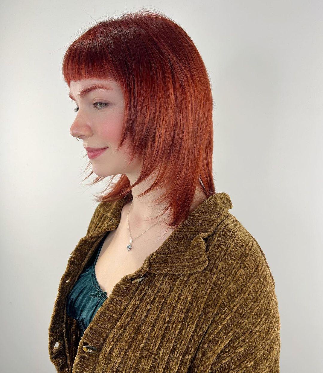 Copper Micro Bangs